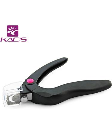 KADS Black Nail Scissors for False Nail Tips Acrylic Nail Art Shape False Nail Scissor Nail Nippers Clipper Cutter Manicure (Black) - Buy Online on GoSupps.com