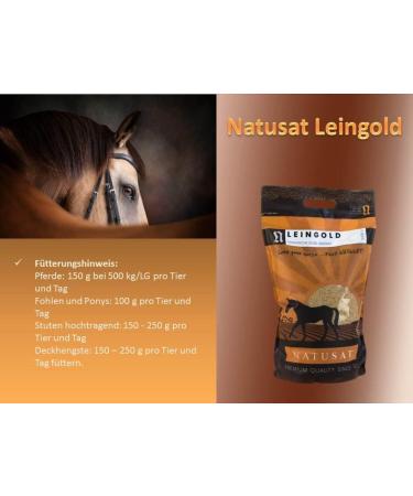 Natusat Leingold 5000g Flaxseed Horse Digestion Coat Change Aid Horse Herbs Horse Food - Buy Online on GoSupps.com