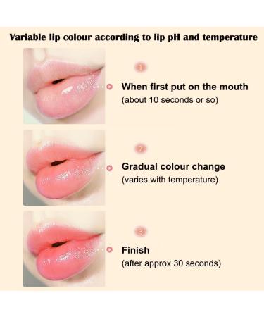 Temperature Color Changing Lipstick Flower Color Changing Lipstick Waterproof and Long Lasting Lip Balm - Buy Online on GoSupps.com