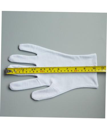 Housoutil 6 Pairs Factory Gloves Cotton Gloves White Gloves Lengthen Work - Buy Online on GoSupps.com