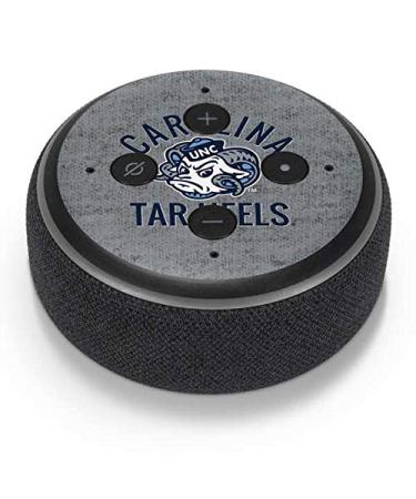 Skinit Decal Audio Skin Compatible with Amazon Echo Dot 3 - Officially Licensed College North Carolina Tar Heels Logo Design