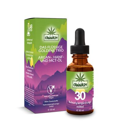 vitalmed CANNA24 Premium No 30 with 30 ml 750 drops extra strong and high dose hemp seed oil Vital hemp seed oil 100 natural hemp drops with omega 369