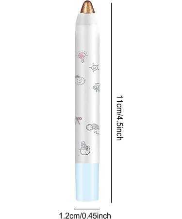Eye Shadow Stick - Long-Lasting Cream Highlighter Stick - Eyeshadow Pencil For Wedding Dating Camping For Women Girls Kagrote 6 - Buy Online on GoSupps.com