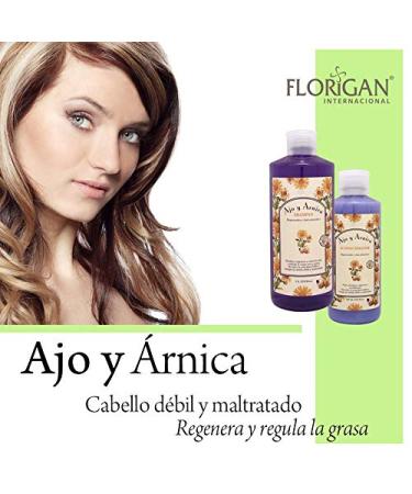 Buy Anti Dandruff & Regenerative Shampoo Ajo y rnica 1L - Florigan Purple | Fast International Shipping - Buy Online on GoSupps.com