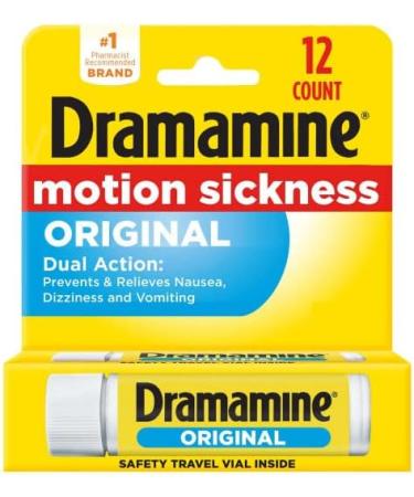 Dramamine Motion Sickness Relief 12ct x 3 - Fast-Acting Formula - Buy Online on GoSupps.com