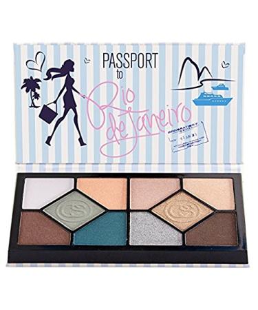 Coastal Scents Passport to Rio de Janeiro Eye Shadow Palette - Vibrant Colors for International Shipping - Buy Online on GoSupps.com