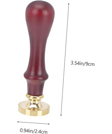 VINTORKY 1pc Dispensing Plate Tool Envelopes Wax Seal Tools Retro Wax Seal Stamp Copper Copper Head 1 count (Pack of 1) Brown - Buy Online on GoSupps.com