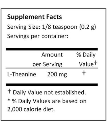 L-Theanine Pure Powder (500 Grams (1.1 lb)) 1.1025 Pound (Pack of 1) - Buy Online on GoSupps.com
