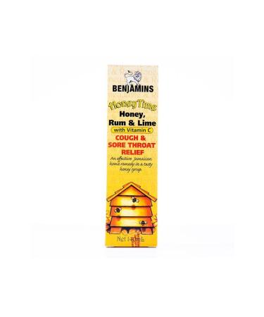 Benjamins Honeytime Honey Rum and Lime Syrup 140ml-Fd