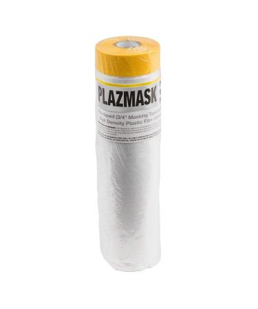 PlazMask Pre-Taped Masking Film  5-Feet X 65-Feet 5-fr x 65-ft
