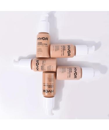 KYDA Matte Liquid Foundation - Full Coverage Concealer Cream - Oil Control & Long Wear Lightweight Makeup - Buy Online on GoSupps.com