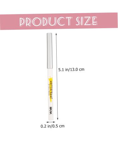 Healeved 20 Pcs White Lying Silkworm Pen Pencil Eyeshadow Stick White Eye Pencil Eye Shadow Pen Abs - Buy Online on GoSupps.com