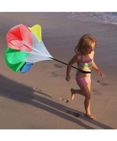 HREFEU Children Speed Training Resistance Parachute with Storage Bag - Outdoor Kids Parachute for Physical Training & Running Chute - Enhance Communication & Outdoor Sports Play - Buy Online on GoSupps.com