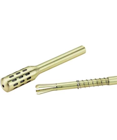 Buy Healifty Moxibustion Massage Brass Moxa Stick Roller - Improve Blood Circulation (Gold) | Fast Global Shipping - Buy Online on GoSupps.com