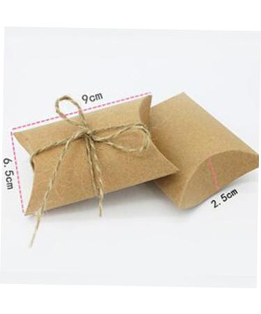 GLEAVI 100pcs Boxes Mini Chocolates Boxes Brown Craft Paper Candy Boxes Packing Box Bag Wedding - Buy Online on GoSupps.com