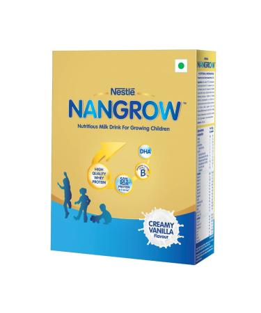 Nestle Nangrow Nutritious Milk Drink For Growing Childrenn (2-5 Years) - 400G Bag-In-Box Pack (Creamy Vanilla Flavor)