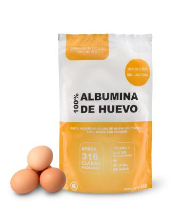 SERMAND SERMAND Organic Egg White Powder (1 kg) | Organic Egg White Powder | Egg Albumin | No Additives | Product