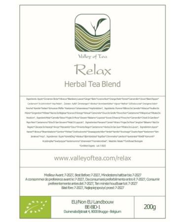 Organic Chamomile Herbal Tea - Relaxation & Stress Relief - 200g Loose Leaf Blend - Buy Online on GoSupps.com