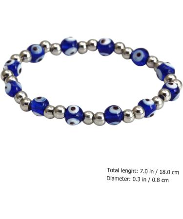 COHEALI Men s Bracelets 3pcs Devil Eyes Bracelet Men Bracelet Bracelets Beads Evil Eye Bracelet Rope Rosary Man Elastic As Shownx3pcs 18x0.8cmx3pcs - Buy Online on GoSupps.com