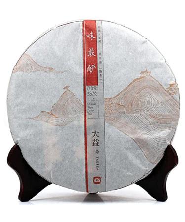357g 2013yr Da Yi Wei Zui Yan Ripe Puer Tea Cake Black Pu'er Tea Shu Puerh Tea