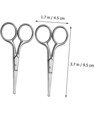 FRCOLOR Beauty Scissors Set - 10 Pcs Stainless Steel Hair Eyebrow Beard and Facial Trimming Tools - Cosmetic Kit for Men & Women - Buy Online on GoSupps.com