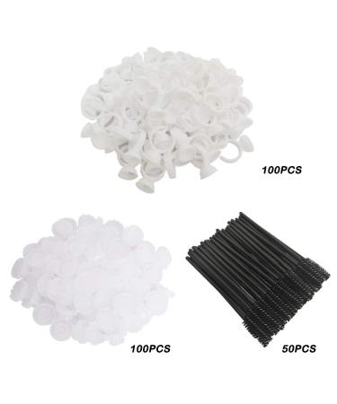 Yucool Eyelash Extension Tool Set - Precision Tweezers Cup Rings Holder & Brushes | International Shipping - Buy Online on GoSupps.com