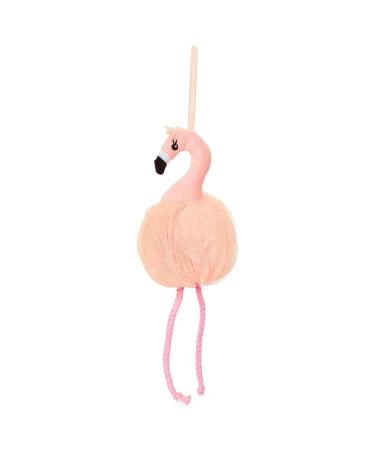 Pink Flamingo Loofah Bath Sponge Body Scrubber - 3 Pack (3.5 x 11.5 Inches) - Buy Online on GoSupps.com