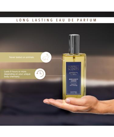 Perfect Scents Fragrances | Inspired by Dior s Sauvage| Platinum Collection | Bergamot Amber | Men s Eau de Parfum | CLEAN Vegan Paraben & Phthalate Free | Never Tested on Animals | 3.4 Fl Oz Dior's Sauvage - Buy Online on GoSupps.com