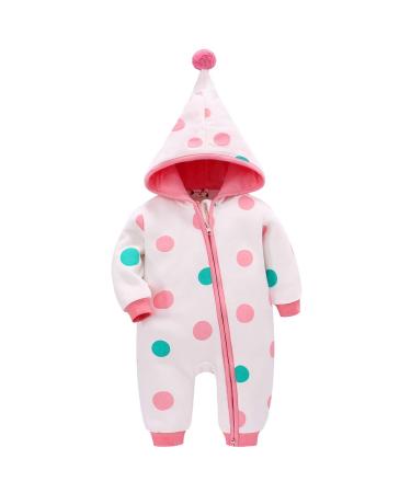 Bebone baby Clothes Newborn Outfits Boys Girls Jumpsuit Pink 0-3 Months