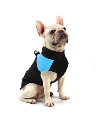 Femax dog coat for dogs dog jackets waterproof warm jacket for small medium -sized big dogs winter jacket warm padded puppy vest pet clothing for cold weather blue blue s (breast 35cm back 26cm) - Buy Online on GoSupps.com