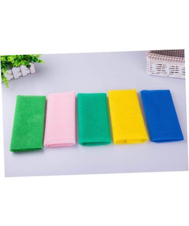 Healeved Onsen Bath Towel Set - 4pcs Body Towels with Back Scrubber and Loofah | Bath Cloth for Massage | Frosted Bath Loofahs - Buy Online on GoSupps.com
