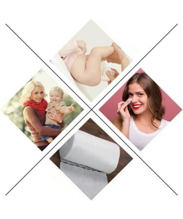 100 Sheets Natural Bamboo Disposable Diaper Liners - Bio-degradable, Unscented, Flushable Inserts for Cloth Diapers - Super Absorbent, Dye-Free, Keep Baby's Skin Dry - Buy Online on GoSupps.com