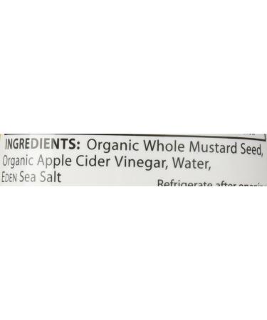 Eden Organic Brown Mustard 9 oz Squeeze Bottle - Stone Ground with Organic Apple Cider Vinegar - Buy Online on GoSupps.com