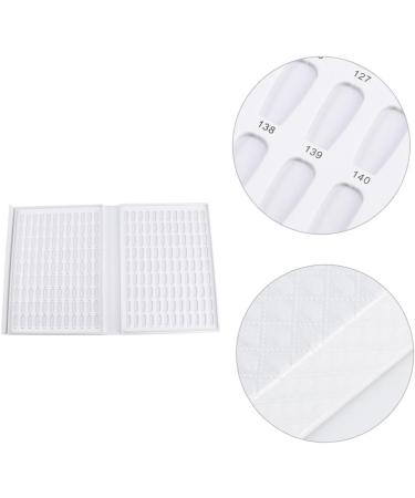  SOESFOUFU 216 Nail Polish Presentation Card Nail Color Book Color Card Nail Polish Card White Manicure Display Card - Buy Online on GoSupps.com