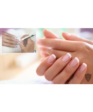 Hairlich French Liner Manicure Pen Manicure Pedicure White Nail Polish Paint Pen Pen Shape White Nail Tips Nail Art Nail Styling - Buy Online on GoSupps.com