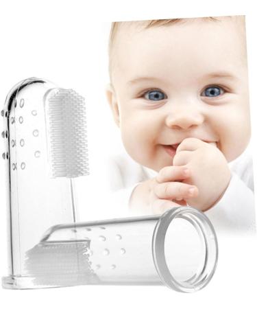 Healvian 2pcs Finger Toothbrush for Toddlers | Gentle Baby Cleaning Brush for Optimal Oral Care - Buy Online on GoSupps.com