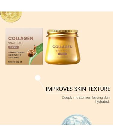 futiu Collagen Snail Moisturizing Cream - Deep Hydration Supports Skin Elasticity Suitable For All Skin Types(2pcs) - Buy Online on GoSupps.com
