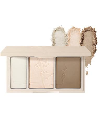 Three color facelift plate facial powder blusher contour decoration three-dimensional matte three color facelift powder (01 1pcs) - Buy Online on GoSupps.com