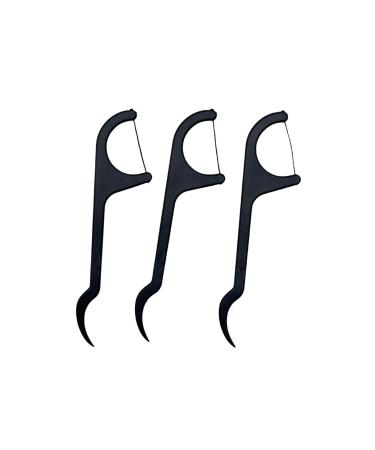 Dental Floss Picks - With Bamboo Activated Charcoal - 250 Pieces - Buy Online on GoSupps.com