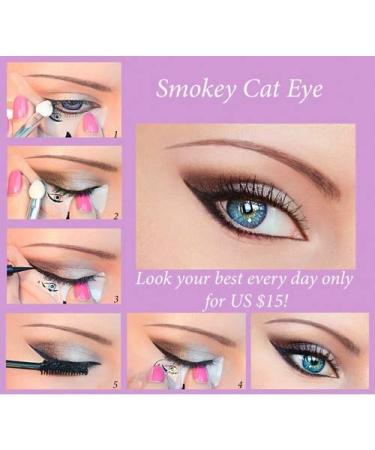Quick Make-Up Stencils Set | 3 Easy Application Tools for Flawless Looks - Shop Internationally - Buy Online on GoSupps.com