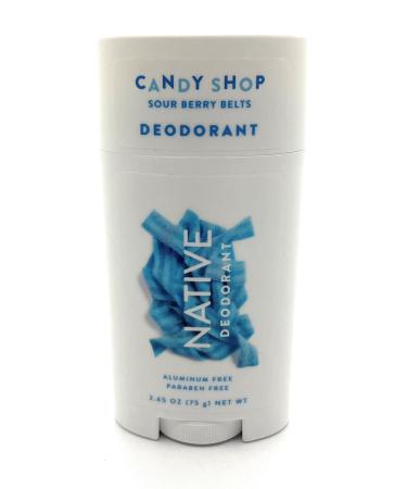 Candy Shop Native Deodorant Variety Bundle - Sour Berry Belts & Sweet Cinnamon Hearts (2.65 oz each) - Buy Online on GoSupps.com