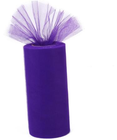 Lurrose Wedding Favors Roll dinner table decor black decor flowers decoration wrapping tulle skirt reel wired Purple medium - Buy Online on GoSupps.com