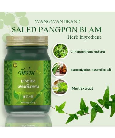 Buy Thai Balm - Natural Herbal Ointment for Soothing Relief & Relaxation | Large 3.52 OZ - Ideal for Back Neck Knee Shoulder & Foot Massage | Fast International Shipping - Buy Online on GoSupps.com