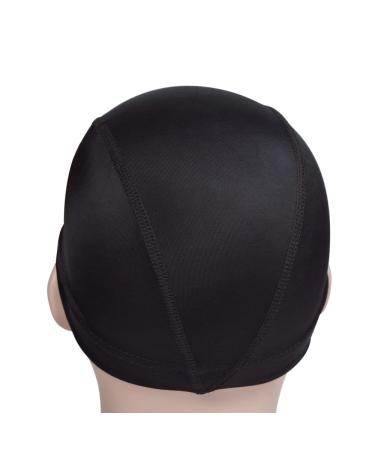 6 Pieces Black Dome Wig Cap - Stretchy Cap with Wide Elastic Band (L) for Wig Making - Best International Shipping - Buy Online on GoSupps.com