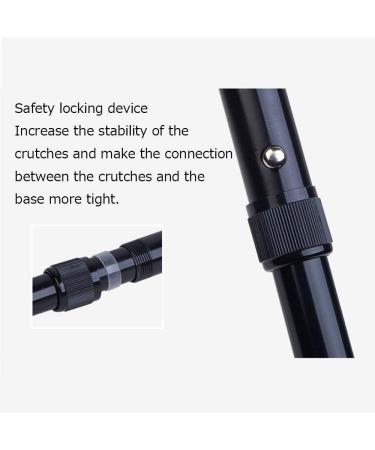 Ultra Light Non Slip Folding Crutches Walking Stick Durable Height Adjustable Support And Stability Safety Aid Trekking Pole Walking Stick For Elderly Disabled Women Hiking Brown Practical elegant - Buy Online on GoSupps.com