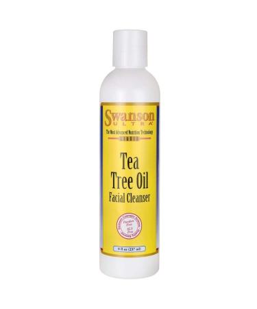 Swanson Tea Tree Oil Facial Cleanser 8 fl Ounce (237 ml) Liquid