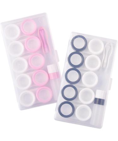 Partykindom Travel Contact Lens Storage Box | 6-Sentence Colored Contact Lens Case | Durable & Compact Contact Lens Container - Buy Online on GoSupps.com