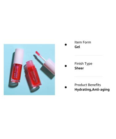 Moira Glow Getter Hydrating Lip Oil - Juicy Red (008) | Hydrating Lip Treatment - Buy Online on GoSupps.com