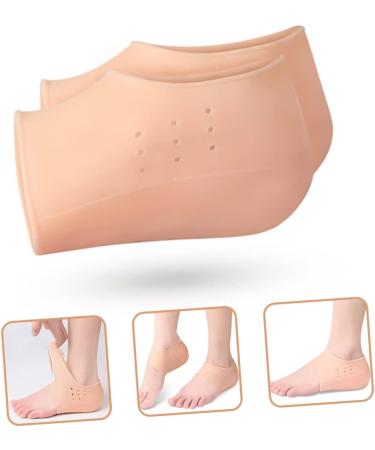 NOLITOY Height Increasing Insoles - 5 Pairs Breathable Heel Socks for Men & Women | Invisible Foot Protection & Comfort - Buy Online on GoSupps.com