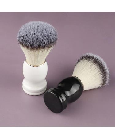 Minkissy Upholstery Accessories: 2-Piece Wooden Handle Razor Brush Set for Hairdressing & Shaving - Ideal Gift for Dad & Friends - Buy Online on GoSupps.com